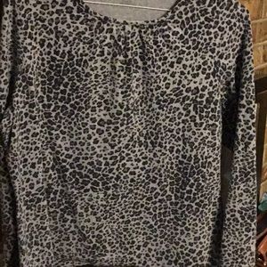 Charter club size 1X animal print long sleeves
